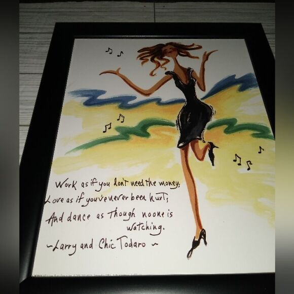 Wild Women Dance Like No One Is Watching Framed Print By Judy Kaufman 11½x9½ - Picture 5 of 8